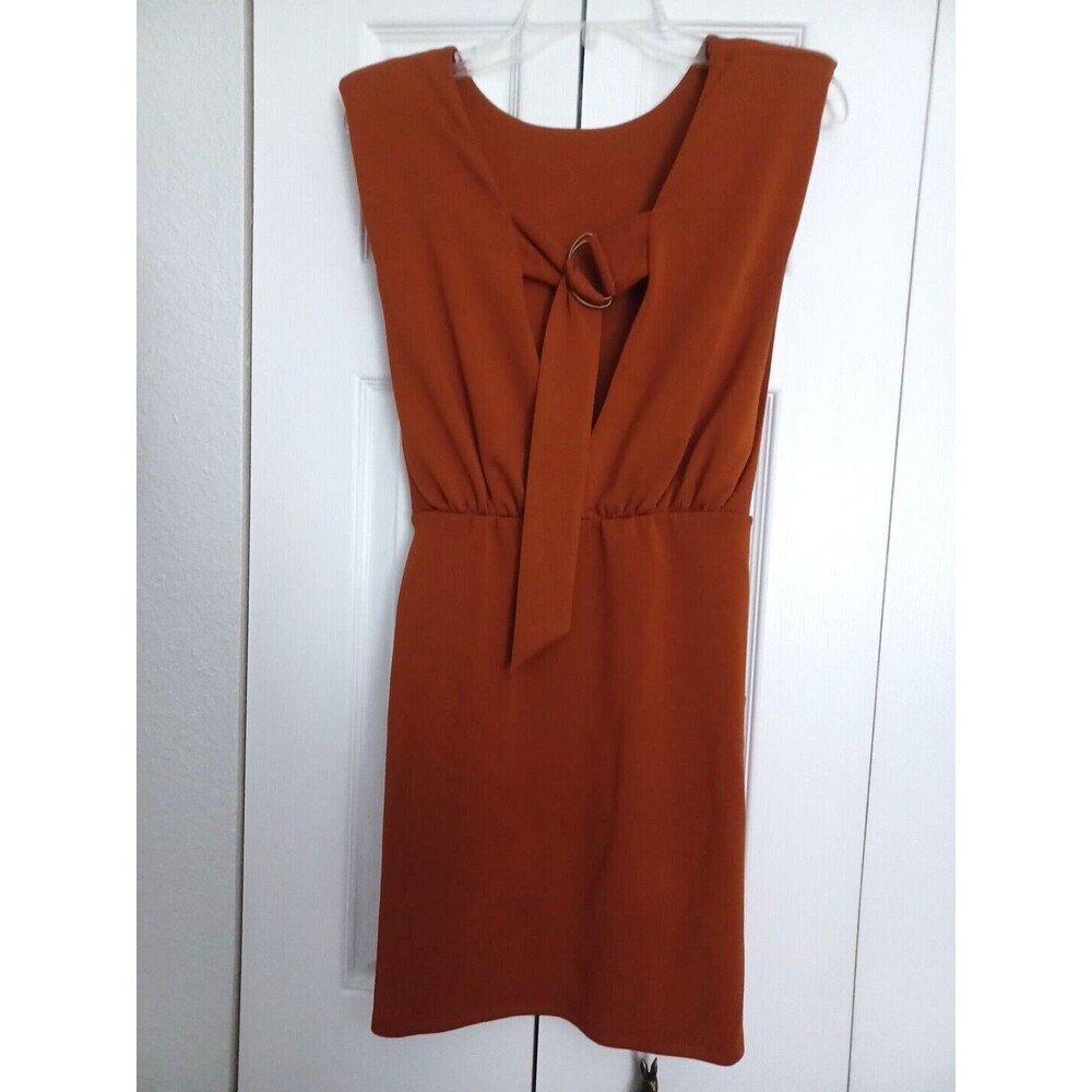 Free People Runaway Knit Mini Dress in Brandy Size PS - Picture 7 of 12